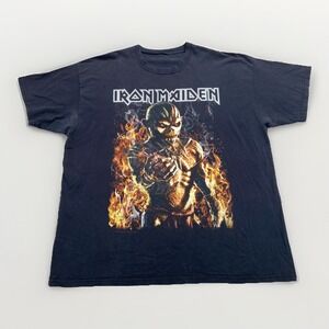 Iron Maiden Shirt Shirt Mens L The Book of Souls North American Tour 2017